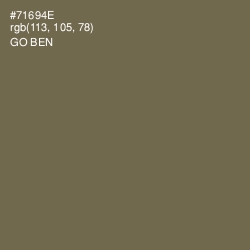#71694E - Go Ben Color Image